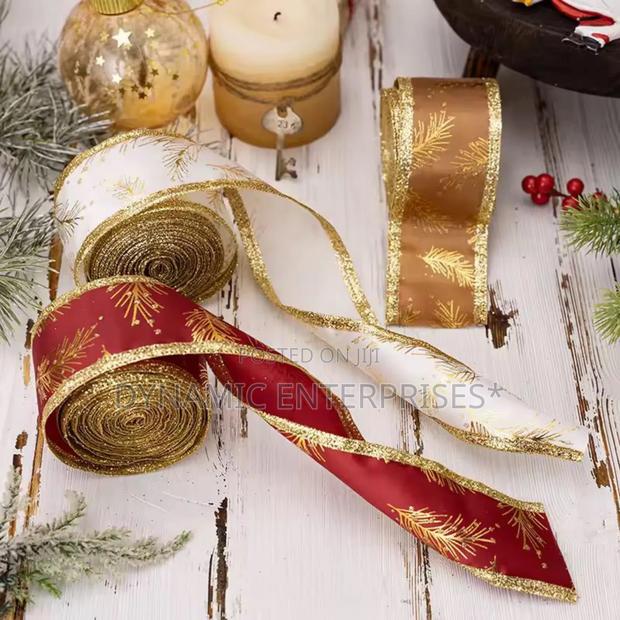 Rolls of Christmas Ribbon