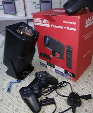 New Hy320 Ultra Hd Portable Projector With Game Controller X2