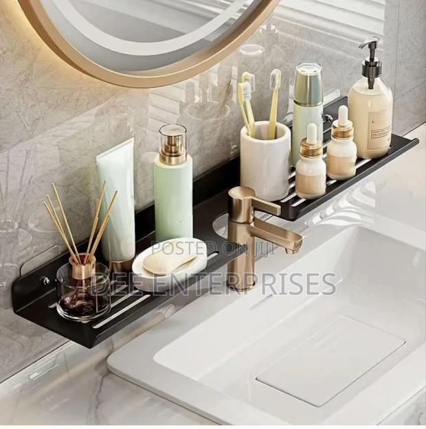 Premium Wall-Mounted Bathroom Storage Rack