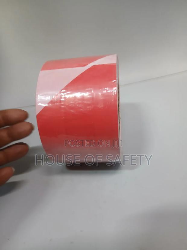 Professional Red And White Safety Tapes - thumbnail 3