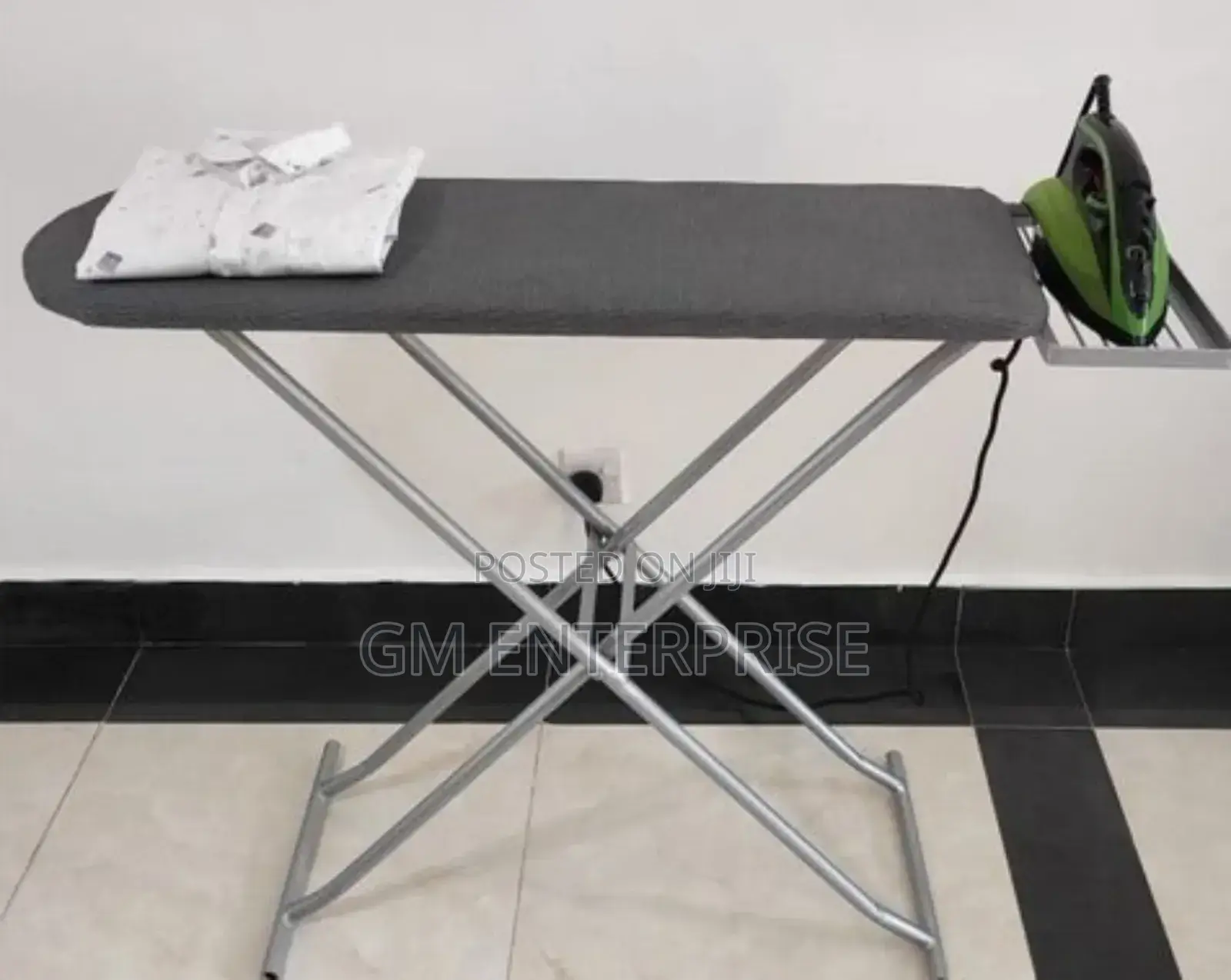 Metallic Portable Ironing Board Available