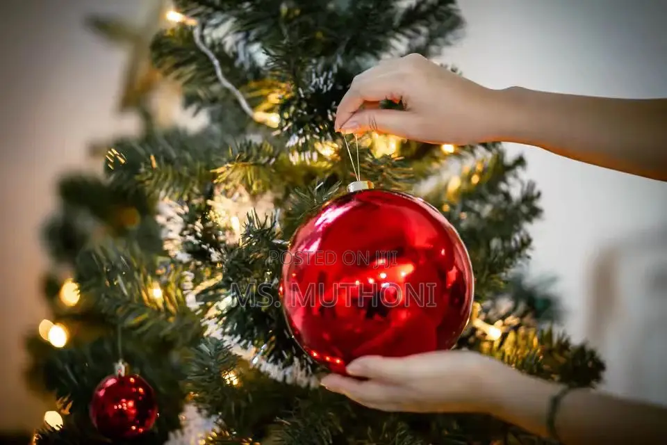 1pcs 15cms KSHS Christmas Decoration Ball (Red/Gold )