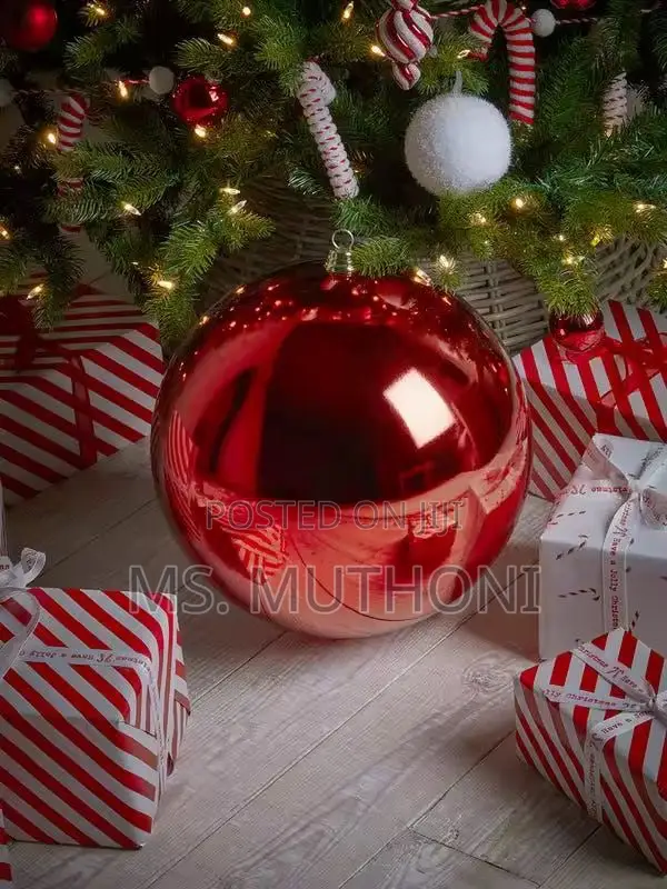 1pcs 15cms KSHS Christmas Decoration Ball (Red/Gold )