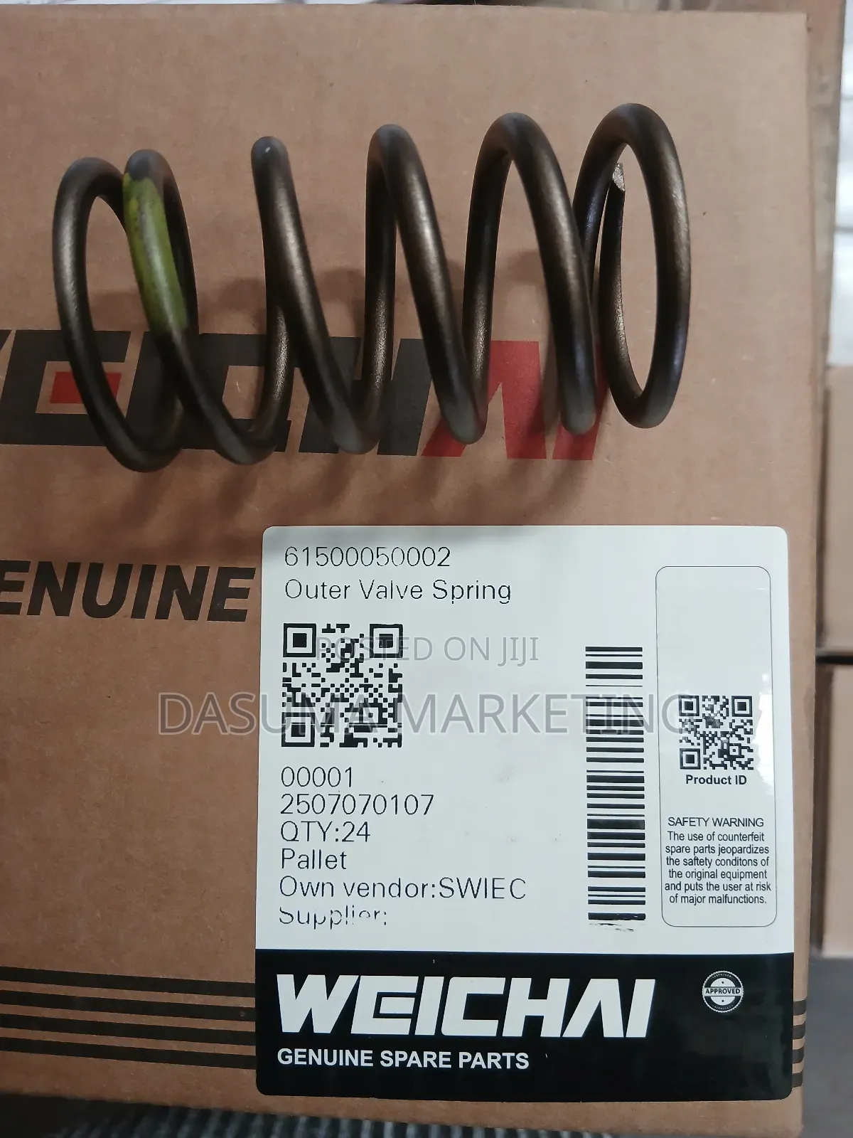 Weichai Outer Valve Spring (2-Valve Engine) 