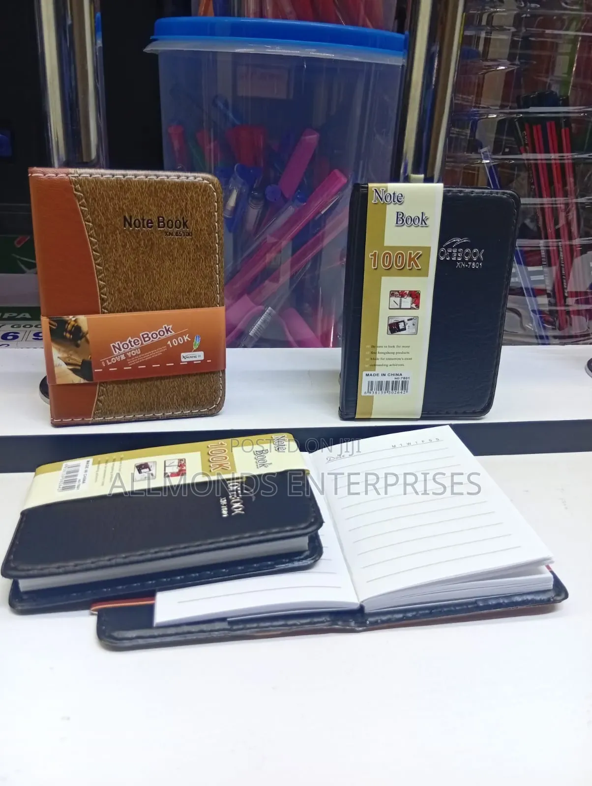 A7 Soft Leather Cover Notebook -Pocket Size
