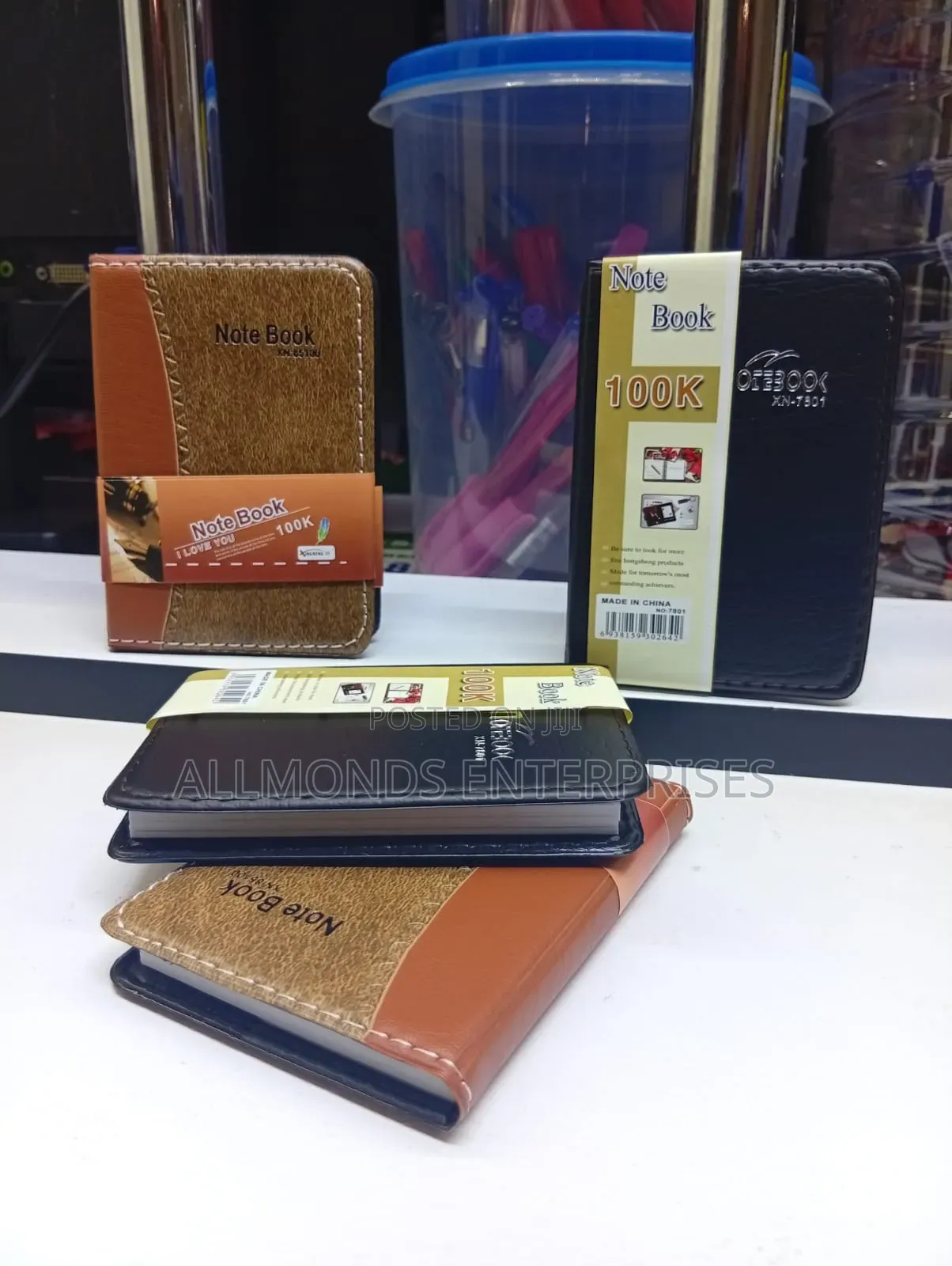 A7 Soft Leather Cover Notebook -Pocket Size