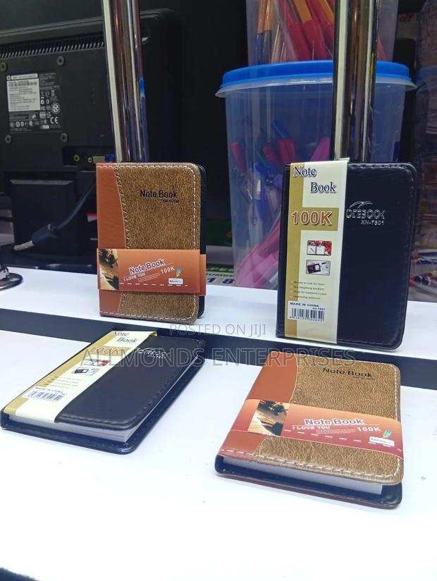 A7 Soft Leather Cover Notebook -Pocket Size - thumbnail 4