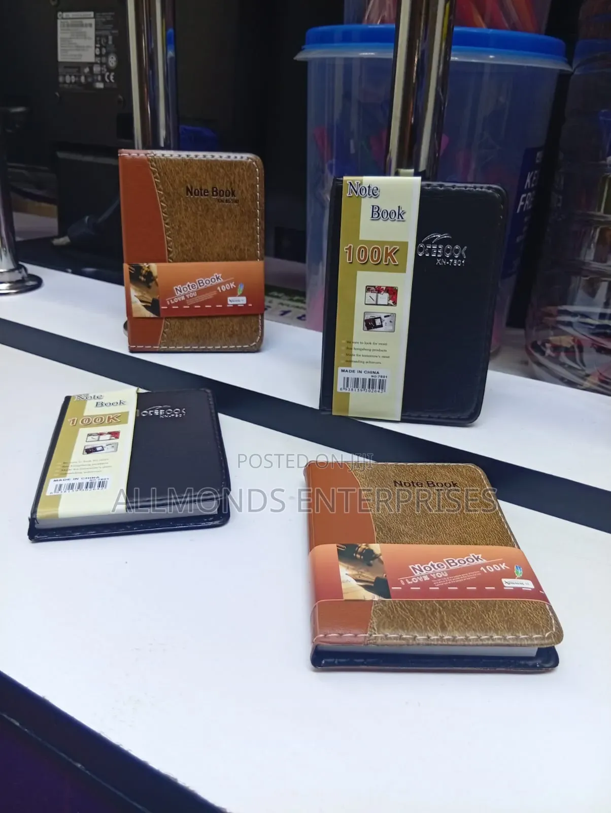 A7 Soft Leather Cover Notebook -Pocket Size
