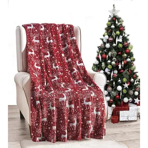 Double Layered Xmas Blanket Snowflake Series