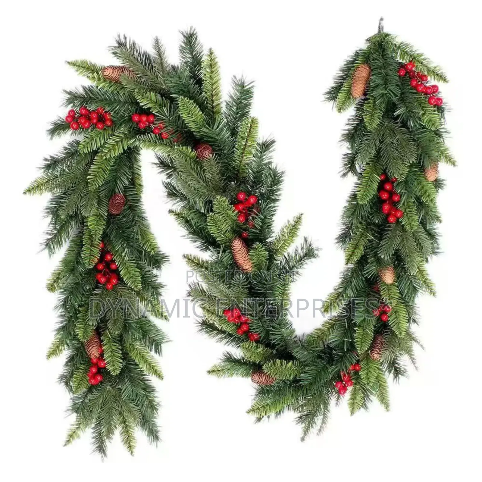 2.5m PVC Christmas Garland