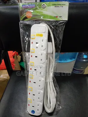 6way 5 M Brand New Extension Cable With Surge Safe