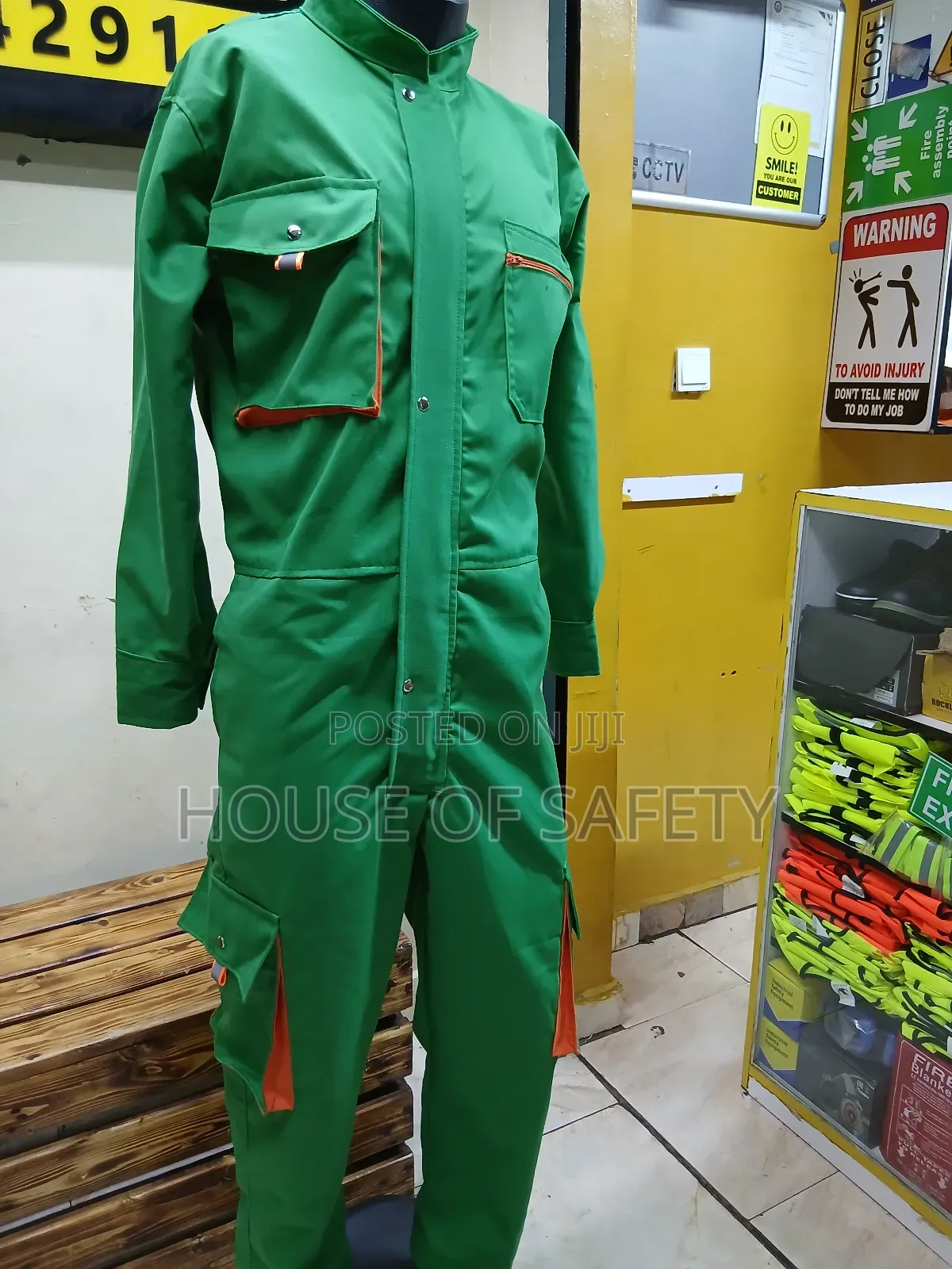 Kenya Green Overall for Industry Use
