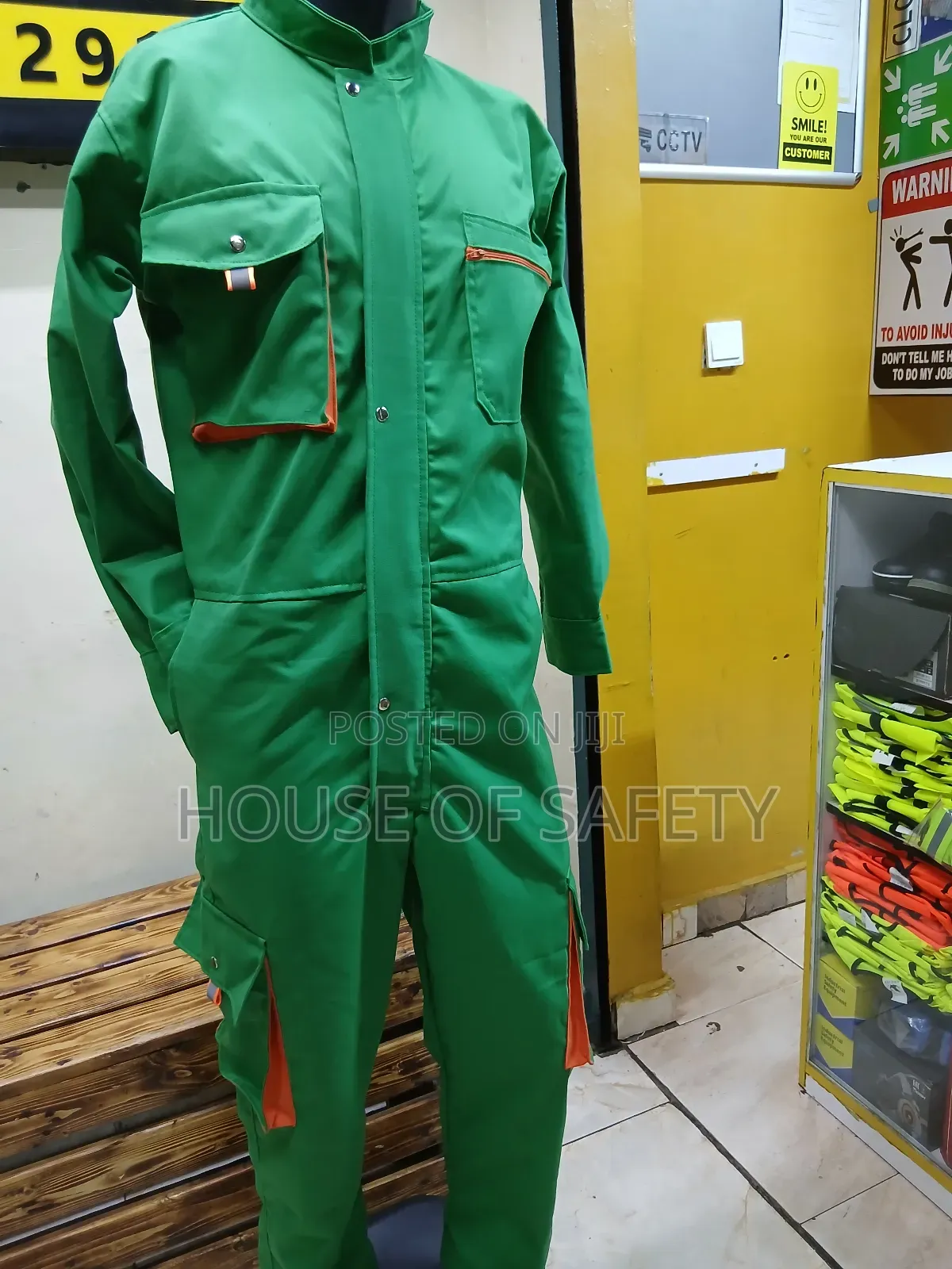 Kenya Green Overall for Industry Use