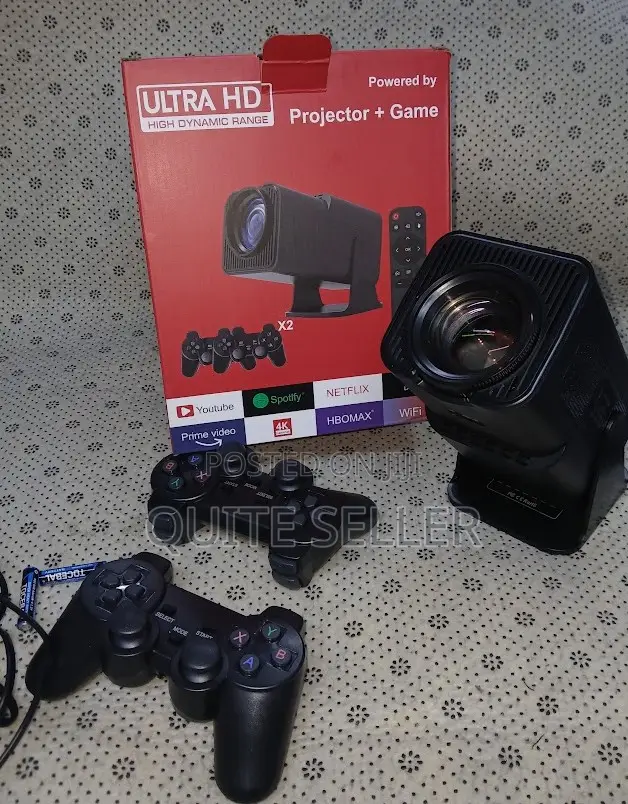 Hy320 Andorid Projector With Gaming Console 2 in 1 Gaming Projector