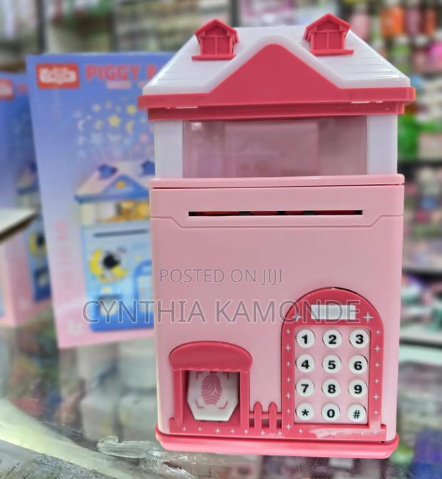 Finger Print Electronic Piggy Home Bank With Music