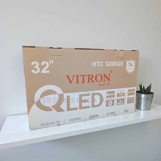 Vitron 32 Inch Qled Smart Android Tv Frameless Design Hd Led - thumbnail 2