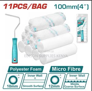 Total Cylinder Brush Set 11pcs Inner Wall Paint Rollers Roller Brush - thumbnail 2