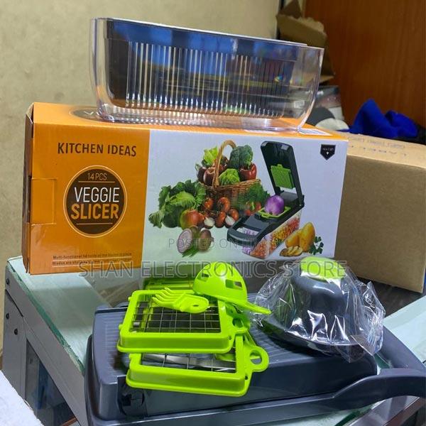 14 in 1 Food Chopper, Kitchen Vegetable Slicer Dicer Cutter