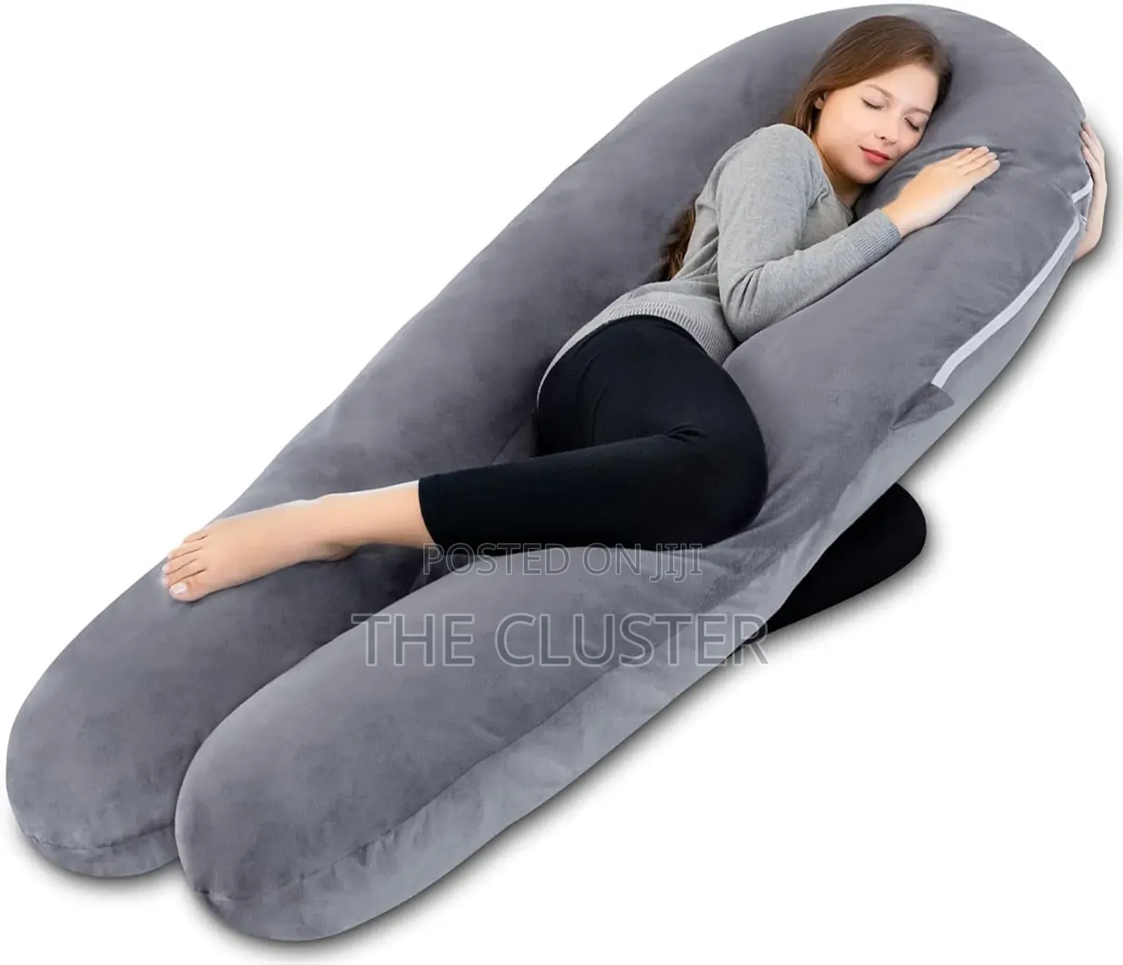 U Shaped Velvet Pregnancy Pillow