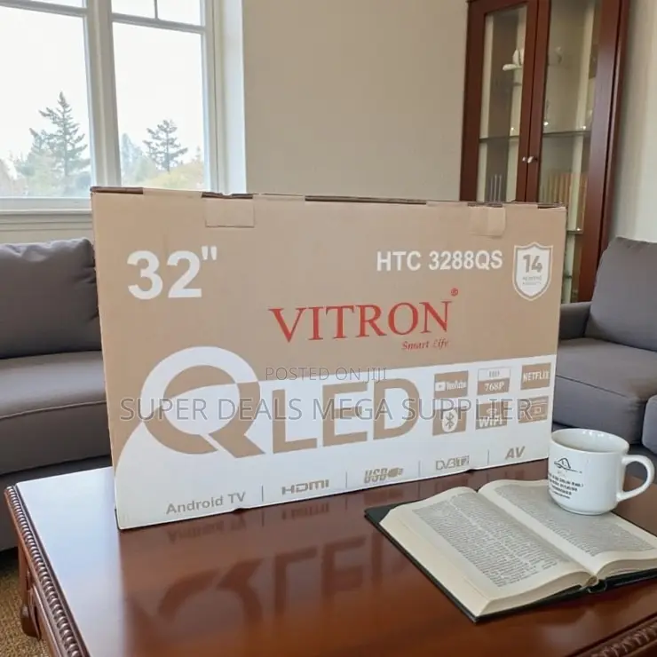 Vitron 32 Inch Qled Smart Tv With Youtube Wifi Bluetooth