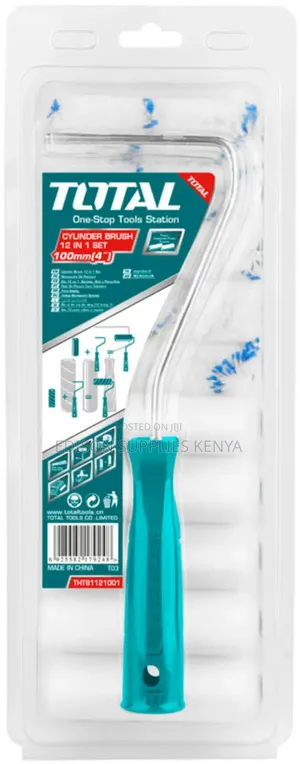 Total Cylinder Brush Set 11pcs Inner Wall Paint Rollers Roller Brush