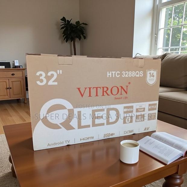Vitron 32 Inch Smart Android Qled Tv Full Hd Frameless Design