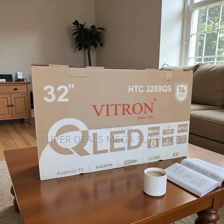 Vitron 32 Inch Smart Android Qled Tv Full Hd Frameless Design