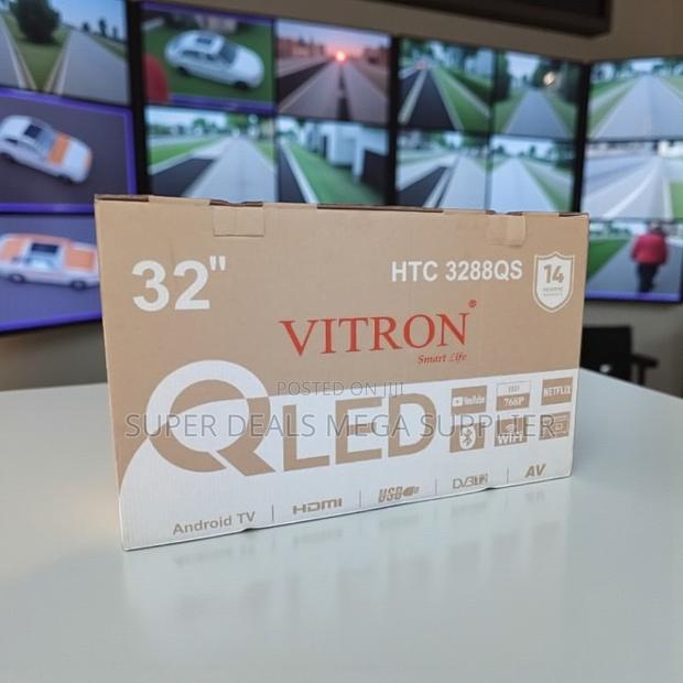 Vitron 32 Inch Smart Android Qled Tv Full Hd Frameless Design - thumbnail 2