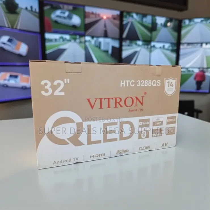Vitron 32 Inch Smart Android Qled Tv Full Hd Frameless Design
