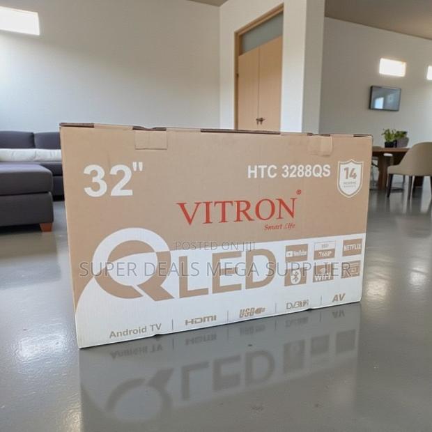 Vitron 32 Inch Smart Qled Android Led Tv With Netflix and Youtube
