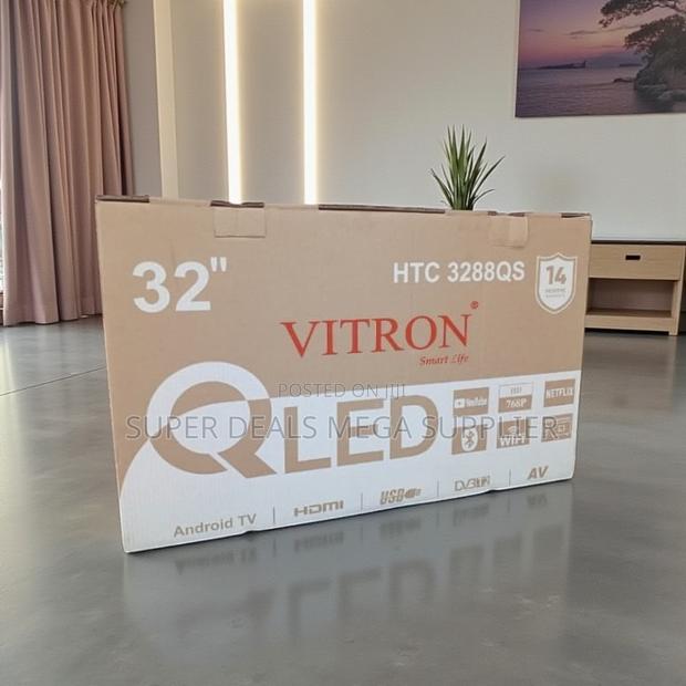 Vitron 32 Inch Qled Smart Hd Tv With Bluetooth Wifi Connectivity