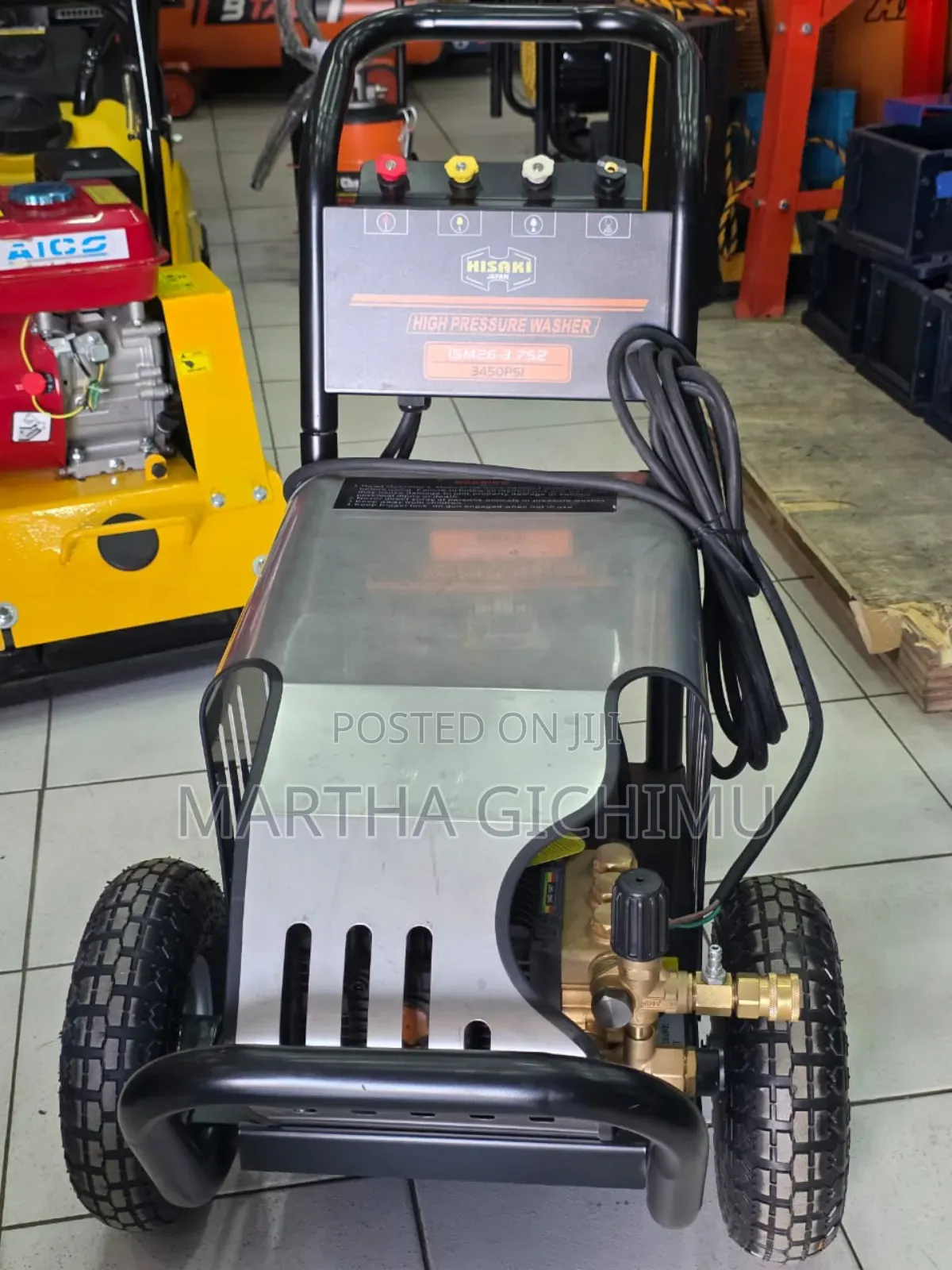 3450psi Pacwell Single Phase Electric High Pressure Washer