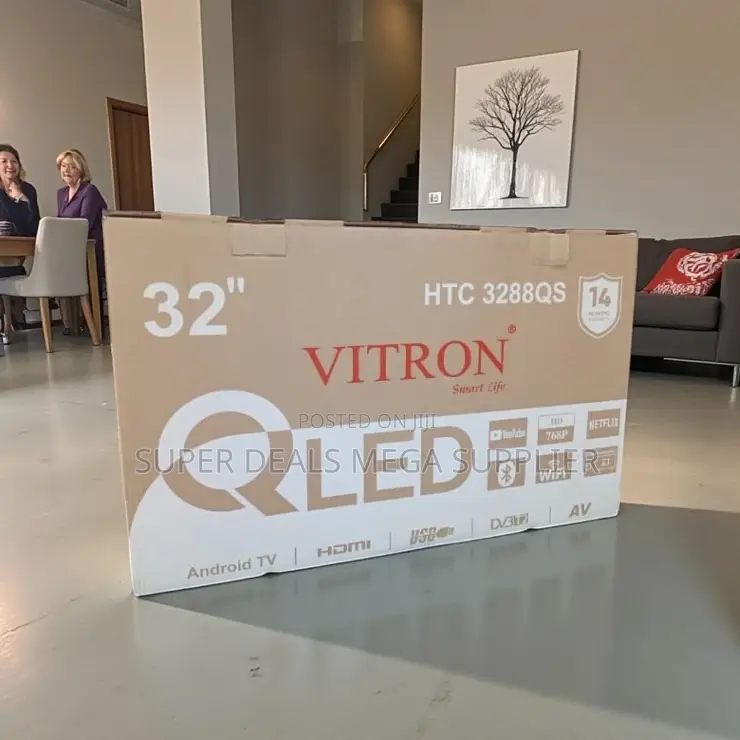 Vitron 32 Inch Qled Full Hd Smart Android Tv With 1 Year Warranty