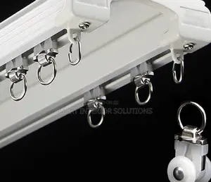 Long-Lasting Double Curtain Rail