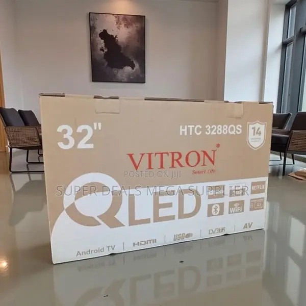 Vitron 32 Inch Qled Full Hd Smart Android Tv With 1 Year Warranty