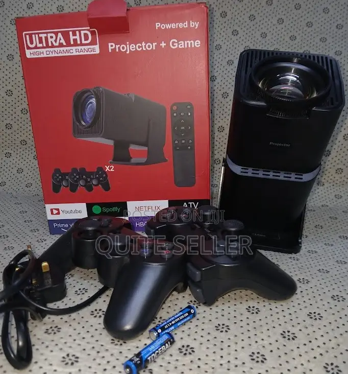 2 in 1 Gaming Projector 1080p Projector Hy320 Mini Andorid Portable