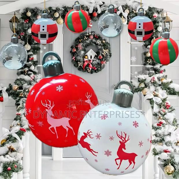 Giant Inflatable Christmas Balls - main view