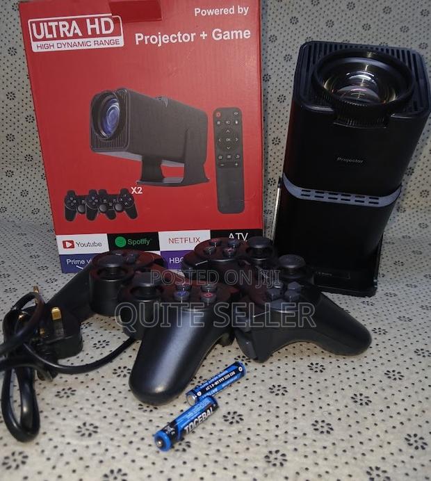 Game Projector Hy300 2in1 Android Projector With 2 Game Controllers - thumbnail 2