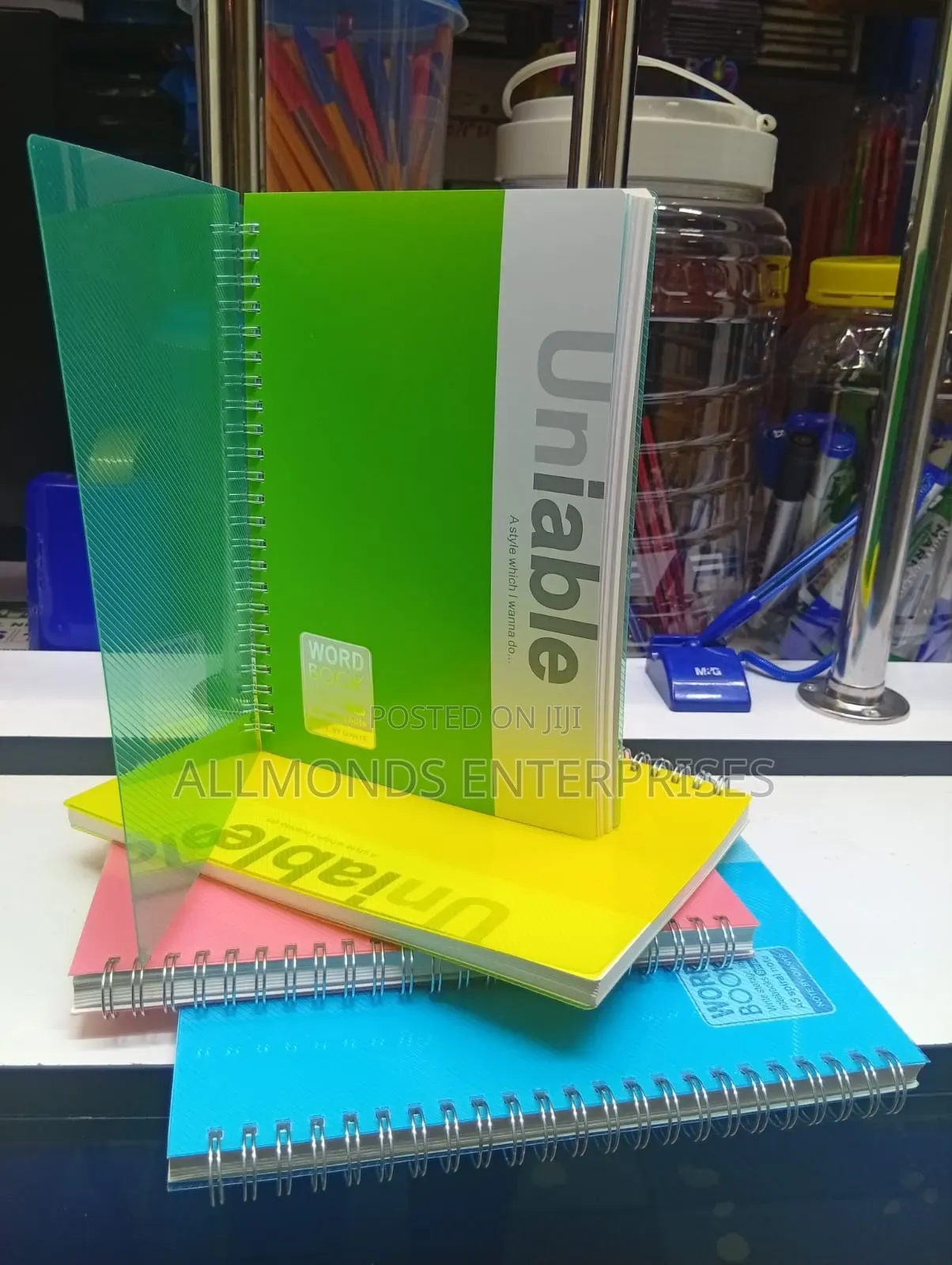 A5 Left Spiral Notebook With PVC Cover Notebook