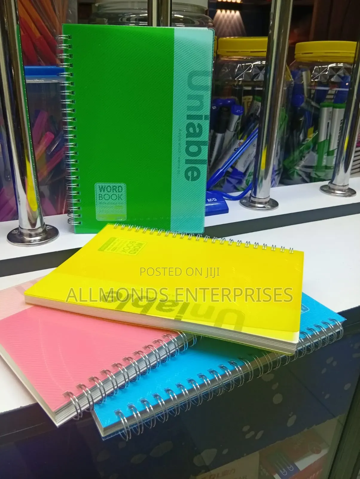 A5 Left Spiral Notebook With PVC Cover Notebook