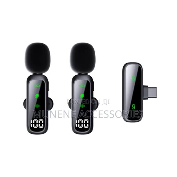 T20 Wireless Dual Lavalier Type C Microphone Noise Reduction, Battery - thumbnail 4