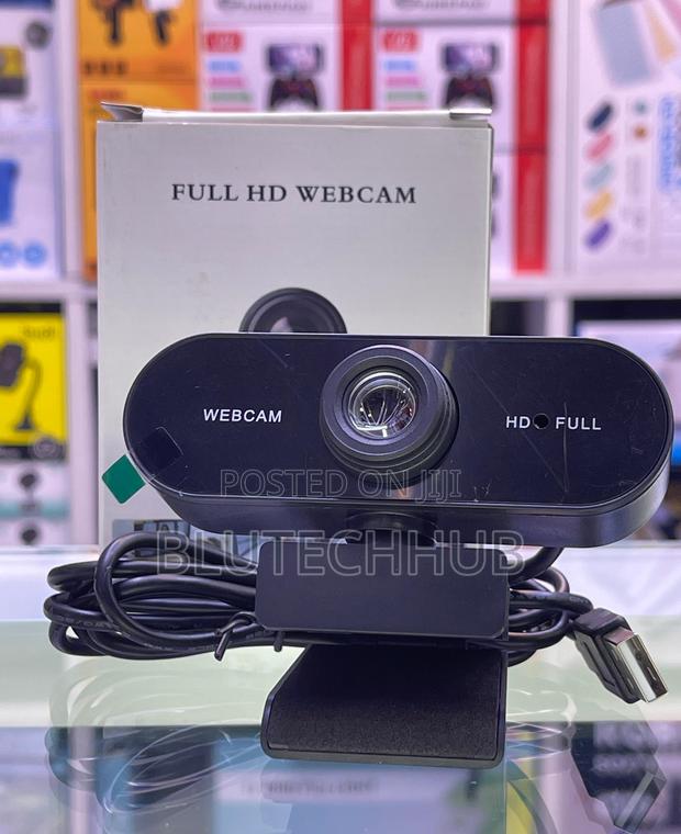 Full Hd Webcam 1080p – Usb Plug Play With Microphone
