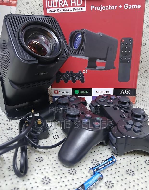 X10 Plus Game Projector, Home Video Game Console With 2 Controllers - main view