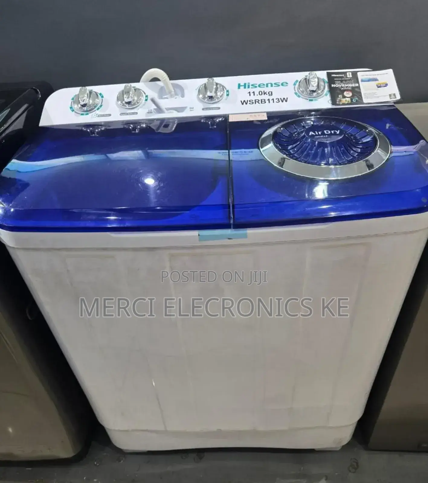 Hisense 11kg Twin Tub Washer Wsrb113w