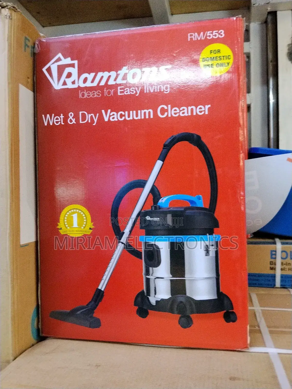 Ramtons Wet and Dry Vacuum Cleaner- Rm/553