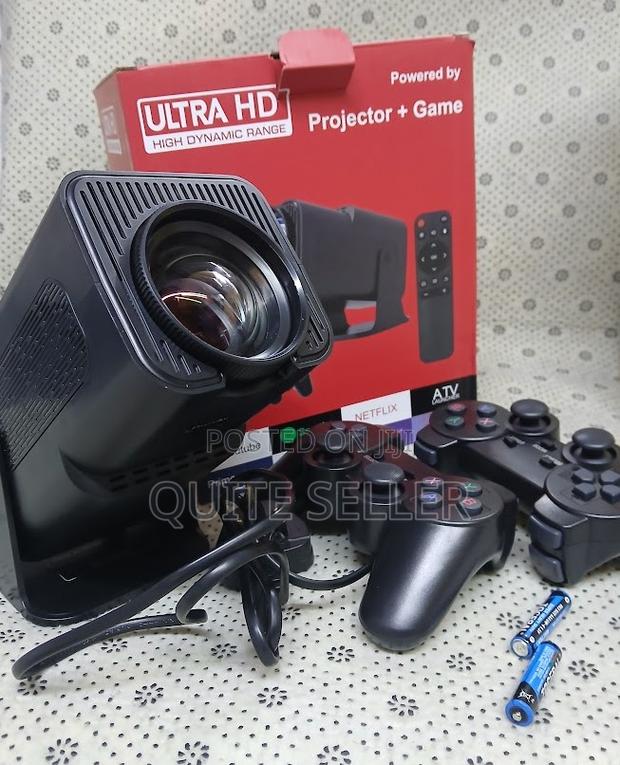 Smart Video Gaming Wifi Android 13 Projector Portable Utra Hd - thumbnail 2