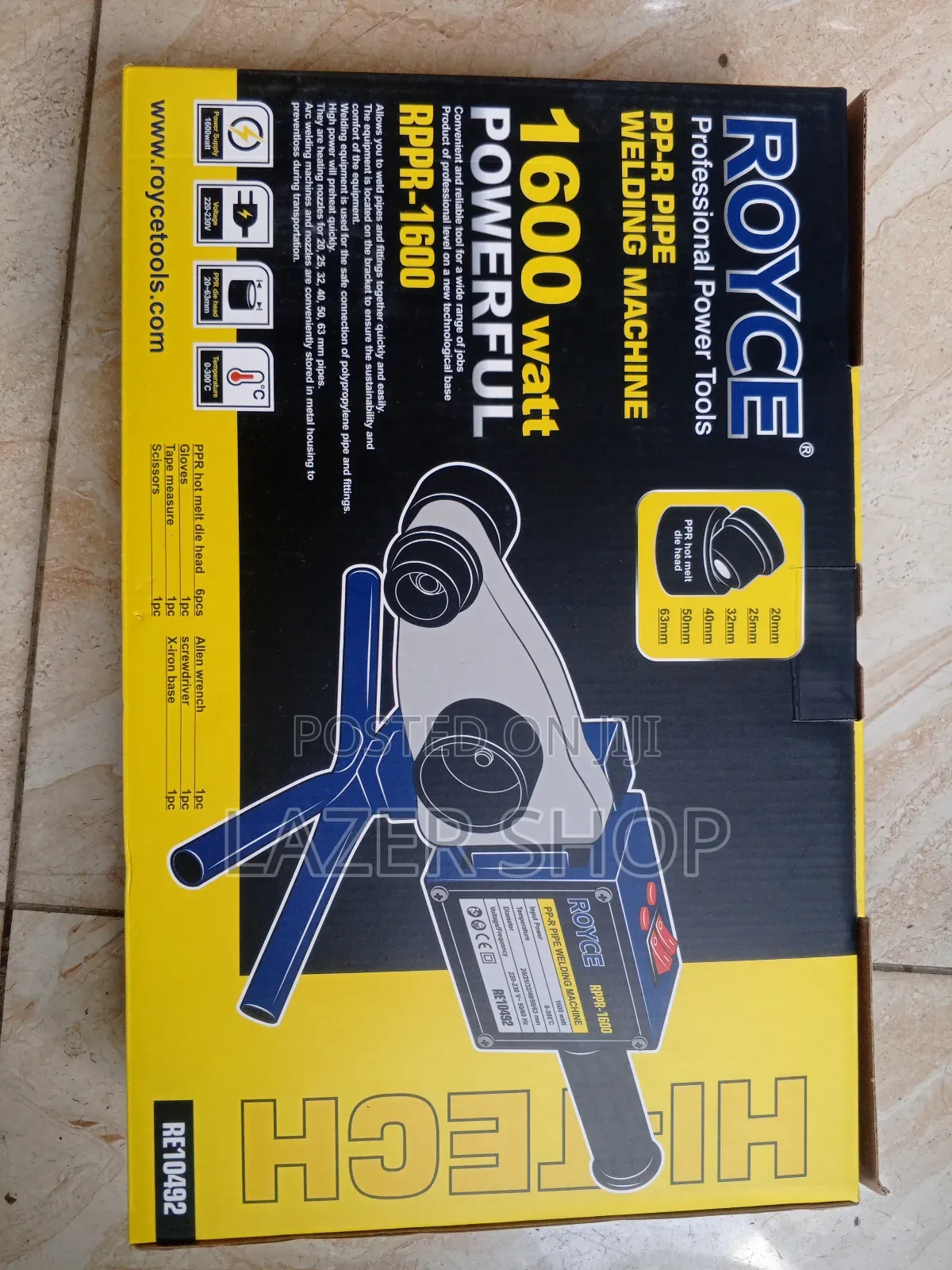 1600w Pp-r Pipe Welding Machine