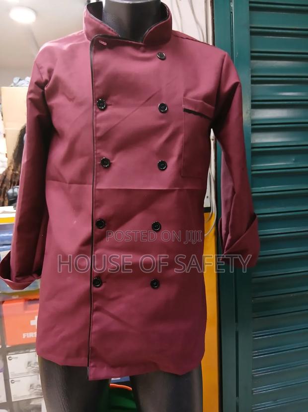 Tactical Chef Jackets in Maroon