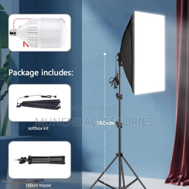 Professional Photography Lighting Softbox With Tripod for Photo Studio