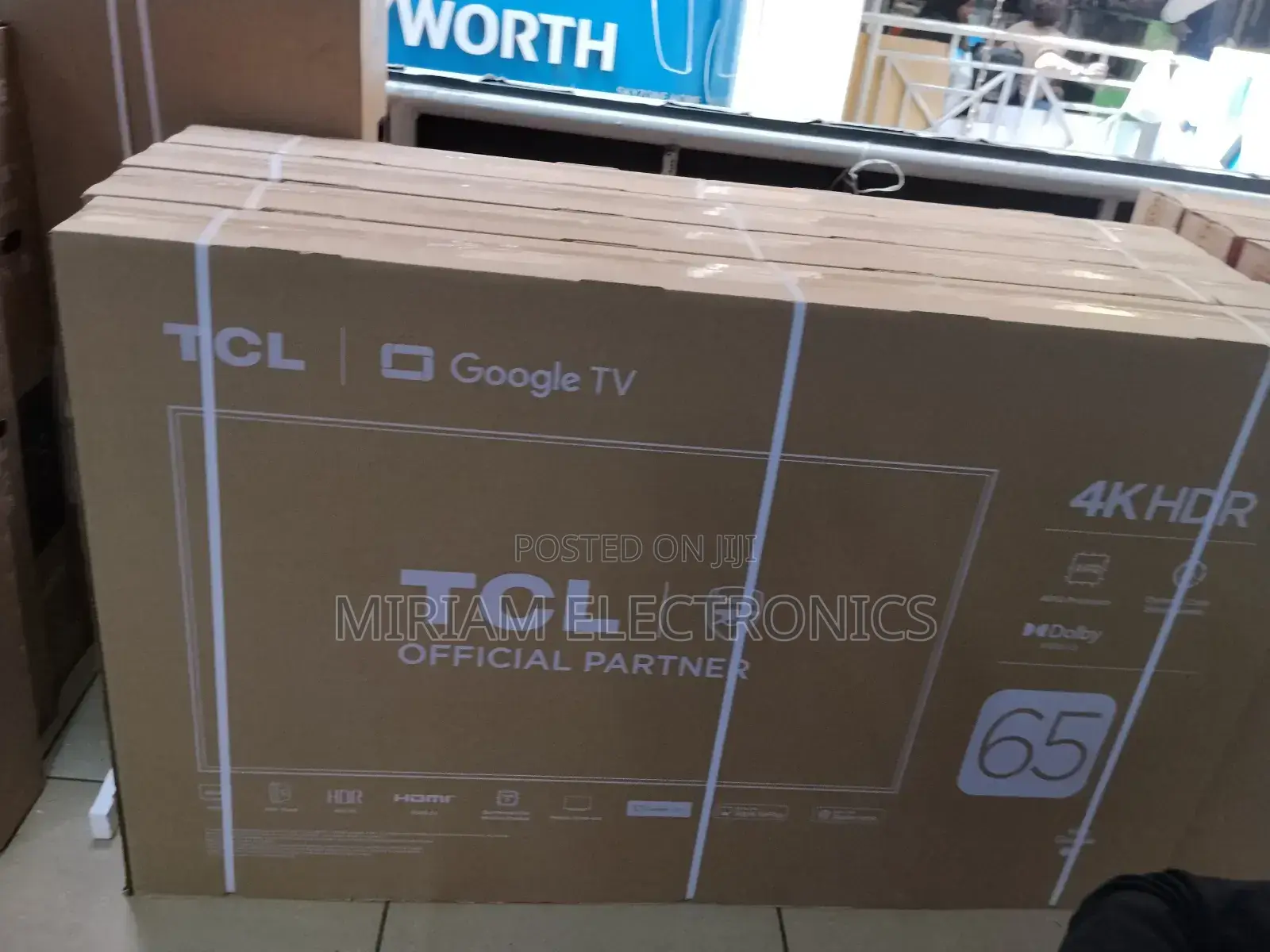 TCL 65′′ V6c (New 2025) HDR Google Tv – 65v6c